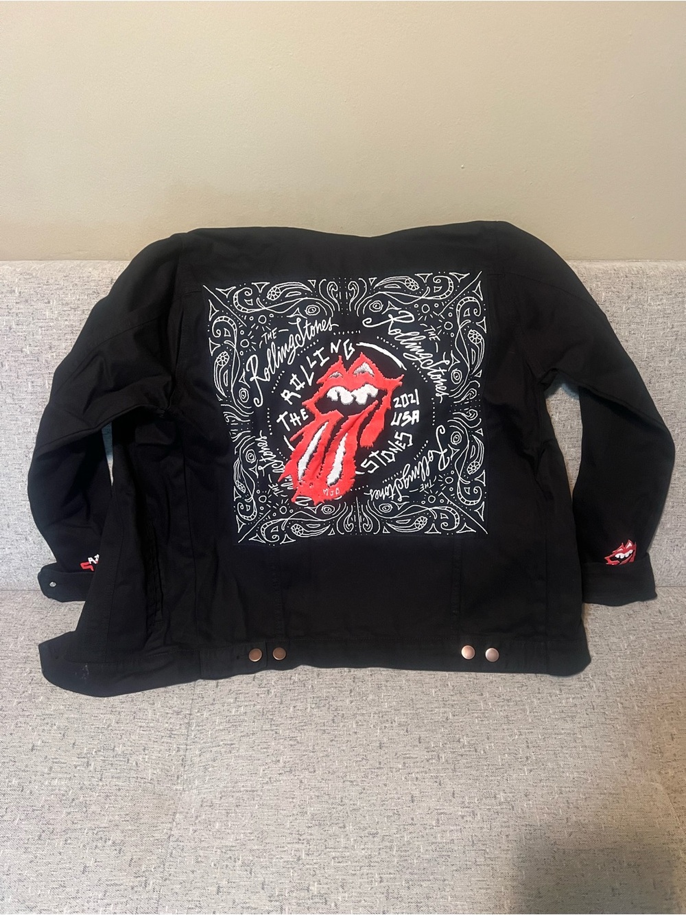 The Rolling Stones No Filter 2021 Denim Jacket